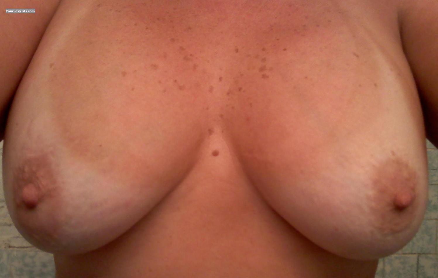 Tit Flash: My Big Tits (Selfie) - RIGirl from United States